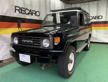 TOYOTA�@�����h�N���[�U�[�@HZJ77�i1995�N�j�@�Ɂ@RECARO�i���J���j�@SR-7F�@GU100�@�u���E���@�~���E�@����