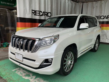 TOYOTA�@�v���h�@GRJ150W�i2014�N�j�@�Ɂ@RECARO�i���J���j�@�I���\�y�hAN220HV�@BK�@���ʃV���[�g�J�b�g���H�@�d���X���C�h���[���@�~���E�@����