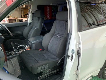 TOYOTA�@�v���h�@GRJ150W�i2014�N�j�@�Ɂ@RECARO�i���J���j�@�I���\�y�hAN220HV�@BK�@���ʃV���[�g�J�b�g���H�@�d���X���C�h���[���@�~���E�@����