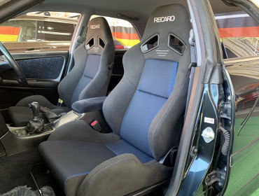 TOYOTA�@�`�F�C�T�[�@JZX100�i1999�N�j�@�Ɂ@RECARO�i���J���j�@SR-7�@GK100�@BK/�u���[�@�~���E�@����