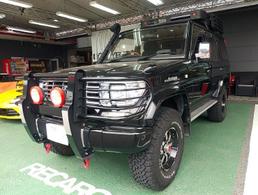 TOYOTA�@�����h�N���[�U�[�v���h�@J78W�@�Ɂ@RECARO�i���J���j�@�G���S���hMV�@BK�@���ʃV���[�g�J�b�g���H�@���@�G���S���hMV�@BK�@����