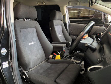 TOYOTA�@�V�G���^HV�@NHP170�i2019�N�j�@�Ɂ@RECARO�i���J���j�@�G���S���hMV�@BK�@�V�[�g�q�[�^�[�t���@���@�G���S���hD�@BK�@�V�[�g�q�[�^�[�t���@����