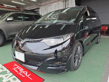 TOYOTA�@�G�X�e�B�}�@ACR50�i2008�N�j�@�Ɂ@RECARO�i���J���j�@LX-F�@WU110�@A/R�@�u���E���@���@LX-F�@WU110H�@A/R�@�u���E���@�V�[�g�q�[�^�[�t���@����