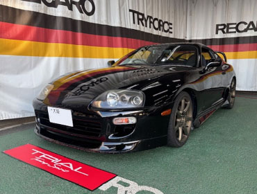 TOYOTA�@�X�[�v���@JZA80�i2002�N�j�@�Ɂ@RECARO�i���J���j�@PRO�@RACER�@RMS�@2700G�@����