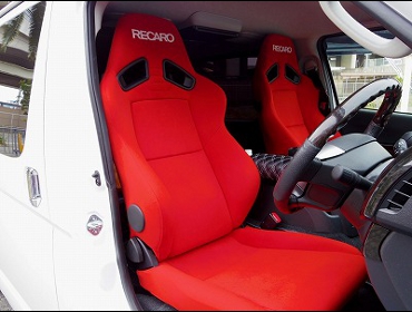 RECARO�i���J���V�[�g�j�@TOYOTA�@200�n�n�C�G�[�X�@�X�[�p�[GL�Ƀ��J���@New SR-7F�@KK100�@RED�@A/R�@�~2�r�@����