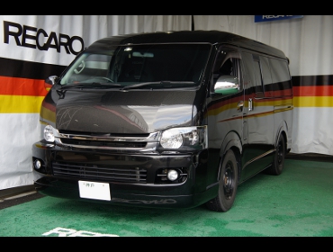 TOYOTA�@���W�A�X�G�[�X�@���C�h�i2008�N�j�@�Ɂ@RECARO�i���J���j�@SR-7F�@GK100�@BK/BK�@A/R�@�~���E�@����