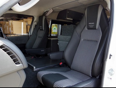 RECARO�i���J���V�[�g�j�@TOYOTA�@�n�C�G�[�X�@�~�h�����[�t�@�Ɂ@RECARO�i���J���j�@LX-F�@IL110H�@BK�@�~���E�@����