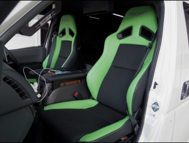 TOYOTA�@�n�C�G�[�[�X�@5�^�@�i���[�@�f�B�[�[���@�Ɂ@RECARO�i���J���j�@SR-7F�@���V�b�N�@����@�O���[���@�~���E�@����