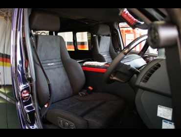 RECARO�i���J���V�[�g�j�@TOYOTA�@�n�C�G�[�X�@5�^�@�f�B�[�[���@�i���[�@GDH206V�i2019�N�j�@�Ɂ@RECARO�i���J���j�@�I���\�y�hAN220HV�@BK�@�~���E�@����