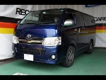 TOYOTA�@�n�C�G�[�X�@�V�^����i2013�N�j�@�Ɂ@RECARO�i���J���j�@SR-7F�@GK100�@BK/�u���[�@�A�[�����X�g�t���@����