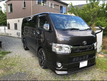 TOYOTA�@�n�C�G�[�X�@5�^�@�f�B�[�[���@�i���[�@�Ɂ@RECARO�i���J���j�@SR-7F�@KK100�@BK�@�~���E�@����