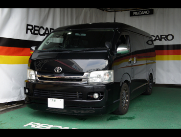 TOYOTA�@�n�C�G�[�X�@2�^�i2009�N���j�@�Ɂ@RECARO�i���J���j�@SR-7F�@GK100�@BK/BK�@����