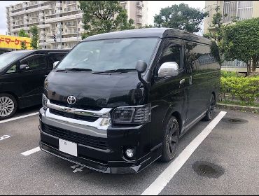 TOYOTA�@�n�C�G�[�X�@5�^���C�h�@���S��GL�@�Ɂ@RECARO�i���J���j�@SR-7F�@GK100�@BK/RED�@����