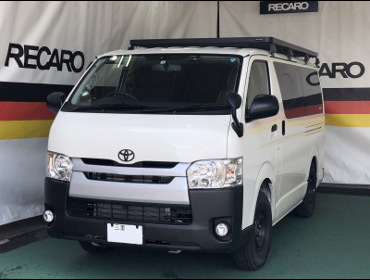 TOYOTA�@�n�C�G�[�X�@5�^DX�@�Ɂ@RECARO�i���J���j�@�G���S���hMV�@BK�@����