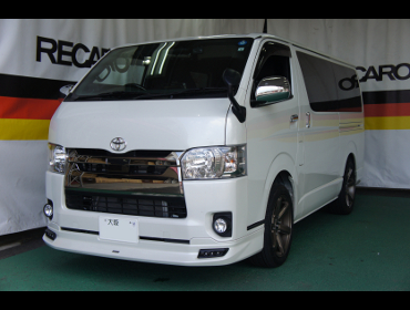 TOYOTA�@�n�C�G�[�X�@200�n�i2019�N�j�@�Ɂ@RECARO�i���J���j�@LX-F�@TR�@NN�@BK�@����