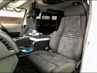 TOYOTA�@�n�C�G�[�X�@4�^�@���C�h�{�f�B�~�h���L�����s���O�@�Ɂ@RECARO�i���J���j�@�I���\�y�hAM220HV�@BK�@�~�@���E�@����