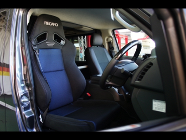 TOYOTA�@���W�A�X�G�[�X�i2016�N�j�@�Ɂ@RECARO�i���J���j�@SR-7F�@GK100�@BK/�u���[�@����