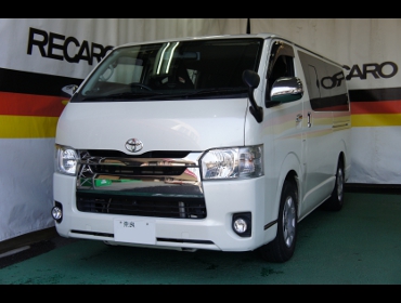 TOYOTA�@�n�C�G�[�X�@�Ɂ@RECARO�i���J���j�@SR-7F�@GK100�@BK/BK�@�����@