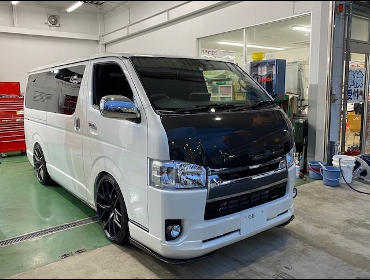 TOYOTA�@200�n�n�C�G�[�X�@5�^�@�f�B�[�[���ԁ@�i���[�{�f�B�@�Ɂ@RCARO�i���J���j�@SR-7F�@KK100�@BK�@����