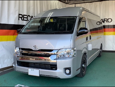 TOYOTA�@�n�C�G�[�X�@200�n�@�X�[�p�[�����O�n�C���[�t���C�hDX�i2019�N�j�@�Ɂ@RECARO�i���J���j�@LX-F�@IN110�@BK�@�V�[�g�q�[�^�[�t���@����