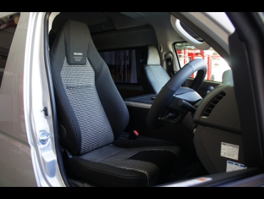 TOYOTA�@�n�C�G�[�X�@200�n�@�X�[�p�[�����O�n�C���[�t���C�hDX�i2019�N�j�@�Ɂ@RECARO�i���J���j�@LX-F�@IN110�@BK�@�V�[�g�q�[�^�[�t���@����