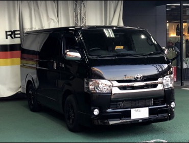 TOYOTA�@�n�C�G�[�X�@5�^�@�Ɂ@RECARO�i���J���j�@SR-7�@GU100�@BK�@����