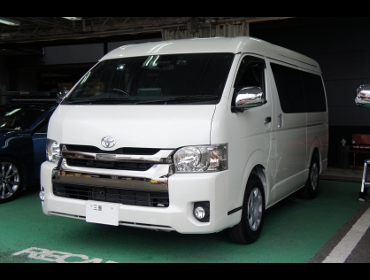 TOYOTA�@�n�C�G�[�X�@�Ɂ@RECARO�i���J���j�@SR-7F�@GK100�@BK/SIL�@�A�[�����X�g�t���@�~���E�@����