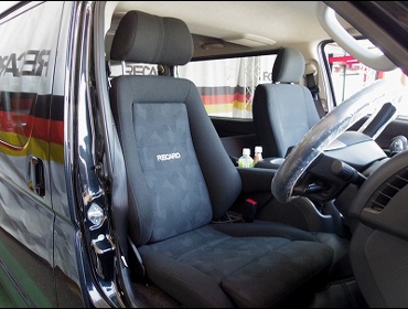 TOYOTA�@�n�C�G�[�X�@�Ɂ@RECARO�i���J���j�@�G���S���hMV�@BK�@����