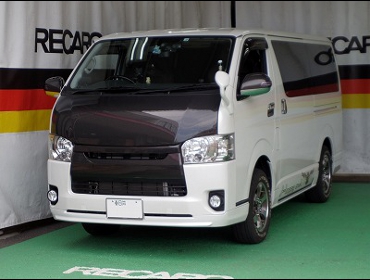 TOYOTA�@�n�C�G�[�X�@4WD�@�X�[�p�[GL�@�i���[���f���i2016�N�j�@�Ɂ@RECARO�i���J���j�@SR-7�@GU100�@�u���E���@���@SR-7F�@GU100�@�u���E���@����