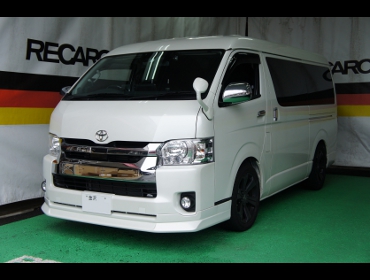 TOYOTA�@�n�C�G�[�X���S���@TRH214W�i2019�N�j�@�Ɂ@RECARO�i���J���j�@�G���S���hMV BK�@�~���E�@����