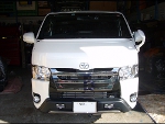 TOYOTA�@�n�C�G�[�X�@GDH206V�@�Ɂ@RECARO�i���J���j�@SR-7F�@GU100�@BK/BK�@A/R�@�~���E�@����