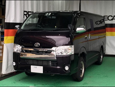 TOYOTA�@�n�C�G�[�X�i2019�N�j�@�Ɂ@RECARO�i���J���j�@SR-7F�@GU100H�@BK�@�V�[�g�q�[�^�[�t���@����