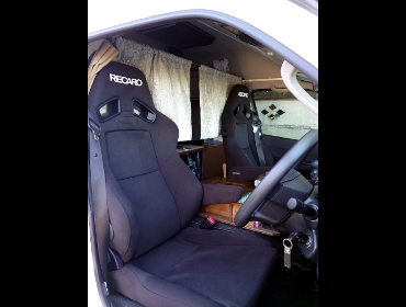 TOYOTA�@�n�C�G�[�X�@���C�h�@�L�����s���O�J�[�@TRH226K�i2017�N�j�@�Ɂ@RECARO�i���J���j�@SR-7F�@KK100�@BK�@�A�[�����X�g�t���@�~���E�@����