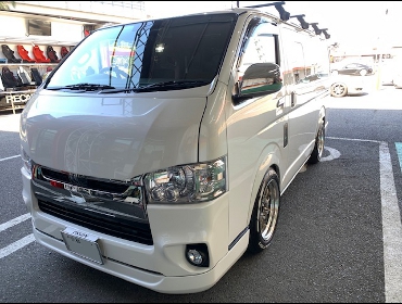 TOYOTA�@�n�C�G�[�X�@S-GL�i2020�N�j�@�Ɂ@RECARO�i���J���j�@SR-7F�@GU100�@BN�@�~���E�@����