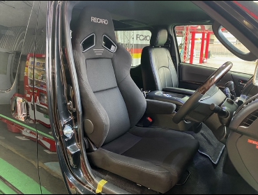 TOYOTA�@�n�C�G�[�X�@5�^�i2019�N�j�@�Ɂ@RECARO�i���J���jSR-7F�@GK100�@BK/BK�@�V�[�g�q�[�^�[�t���@�A�[�����X�g�t���@����