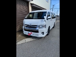 TOYOTA�@�n�C�G�[�X���S���@���C�h�@TRH219W�@�Ɂ@RECARO�i���J���j�@SR-7F�@GU100�@BK�@����