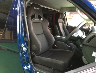 TOYOTA�@�n�C�G�[�X�@200�n���C�h�i2019�N�j�@�Ɂ@RECARO�i���J���j�@SR-7F�@GK100H�@BK/BK�@�V�[�g�q�[�^�[�t���@���@�G���S���hMV�@BK�@�V�[�g�q�[�^�[�t���@BK�@�A�[�����X�g�t���@����