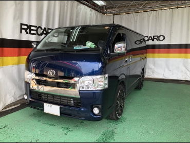 TOYOTA�@�n�C�G�[�X�i2021�N�j�@�Ɂ@RECARO�i���J���j�@SR-7F�@GU100�@�u���E���@�A�[�����X�g�t���@����