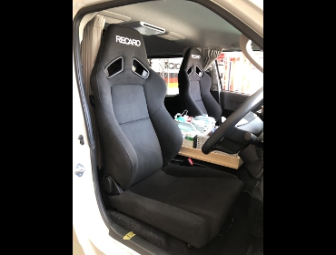 TOYOTA�@�n�C�G�[�X���C�h�@�X�[�p�[GL�i2017�N�j�@�Ɂ@RECARO�i���J���j�@SR-7F�@KK100�@BK�@�~���E�@����