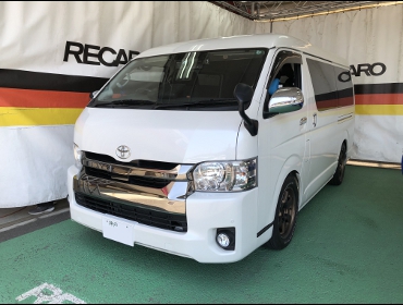 TOYOTA�@�n�C�G�[�X�@�Ɂ@RECARO�i���J���j�@�I���\�y�hAN220HV�@BK�@����