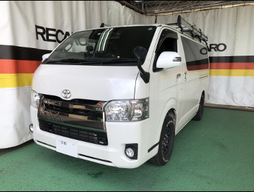 TOYOTA�@�n�C�G�[�X�@�Ɂ@RECARO�i���J���j�@SR-7F�@GU100�@�u���E���@A/R�@����