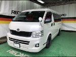 TOYOTA�@�n�C�G�[�X�@TRH219W�i2012�N�j�@�Ɂ@RECARO�i���J���j�@SR-7�@KK100�@RED�@�~���E�@����