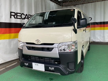 TOYOTA�@�n�C�G�[�X�@6�^�@�f�B�[�[���@�i���[�@�t�����g�O�l�|���@�Ɂ@RECARO�i���J���j�@SR-7F�@GK100�@BK/SIL�@����