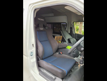 TOYOTA�@�n�C�G�[�X�X�[�p�[�����ODX�@6�^�@�Ɂ@RECARO�i���J���j�@SR-7F�@GK100�@BK/�u���[�@����