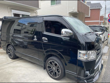 TOYOTA�@200�n�n�C�G�[�X�@�t�g���g2�l�|���i2017�N�j�@�Ɂ@RECARO�i���J���j�@SR-7F�@GU100H�@�u���E���@�V�[�g�q�[�^�[�t���@�A�[�����X�g�t���@����