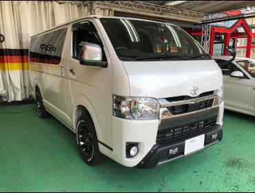 TOYOTA�@�n�C�G�[�X�@�Ɂ@RECARO�i���J���j�@SR-7F�@GK100 BK/BK�@�V�[�g�q�[�^�[�t���@����