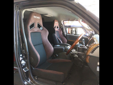 TOYOTA�@���W�A�X�G�[�X�i2012�N�j�@�Ɂ@RECARO�i���J���j�@SR-7F�@GU100�@�u���E���@�~���E�@����