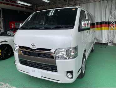 TOYOTA�@�n�C�G�[�X�@6�^�@�f�B�[�[���@�i���[�i2022�N�j�@�Ɂ@RECARO�i���J���j�@SR-7F�@GU100H�@�u���E���@����