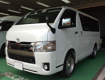 TOYOTA�@�n�C�G�[�X�@6�^�@�f�B�[�[���@�i���[�i2020�N�j�@�Ɂ@RECARO�i���J���j�@SR-7F�@GU100�@�u���E���@�~���E�@����