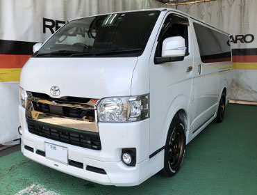 TOYOTA�@�n�C�G�[�X3�^�@�Ɂ@RECARO�i���J���j�@SR-7F�@KK100�@BK�@����